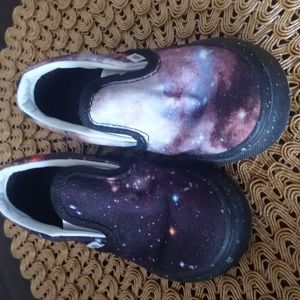 Vans Nasa Space Galaxy Slip On Sneakers 7 Toddler